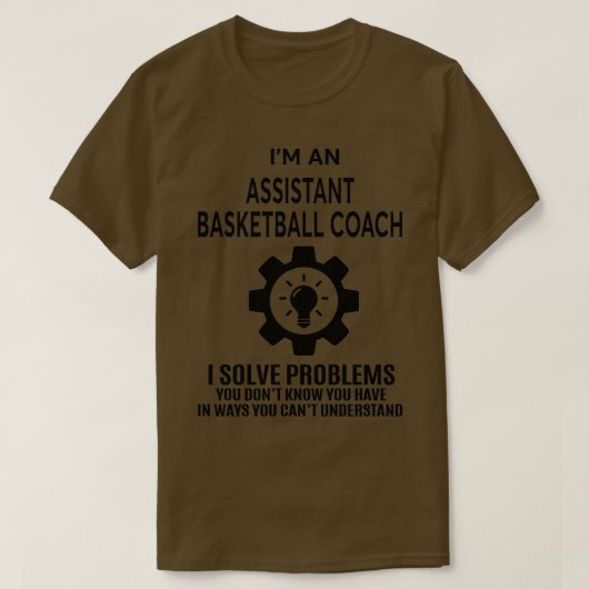 ASSISTANT BASKETBALL COACH NICE DESIGN 2017 1 T-Shirt (Design vorne)