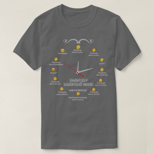 ASSISTANT BASKETBALL COACH NICE DESIGN 2017 3 T-Shirt (Design vorne)