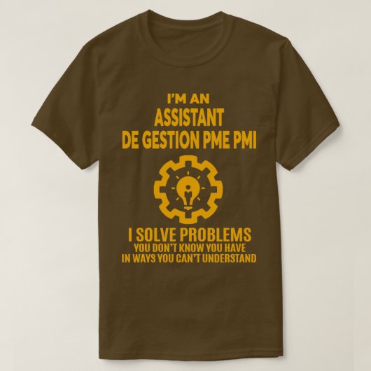 ASSISTANT DE GESTION PME PMI NICE DESIGN 2017 3 T-Shirt (Design vorne)