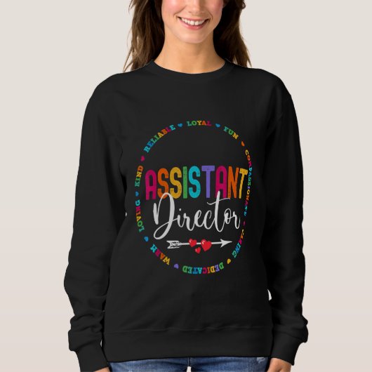 Assistant Director Appreciation Week Theater Nursi Sweatshirt (Vorderseite)