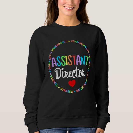 Assistant Director Appreciation Week Theater Nursi Sweatshirt (Vorderseite)