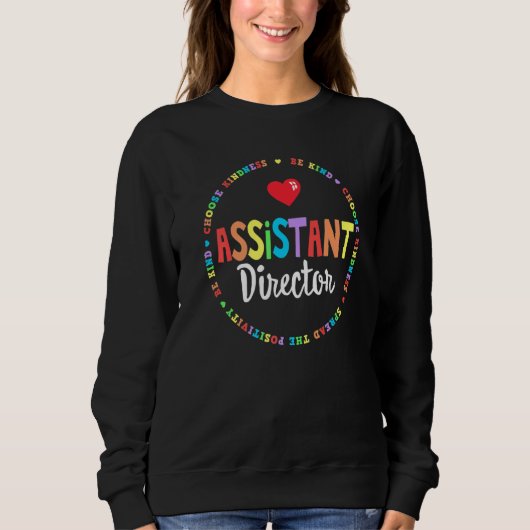 Assistant Director Appreciation Week Theater Nursi Sweatshirt (Vorderseite)