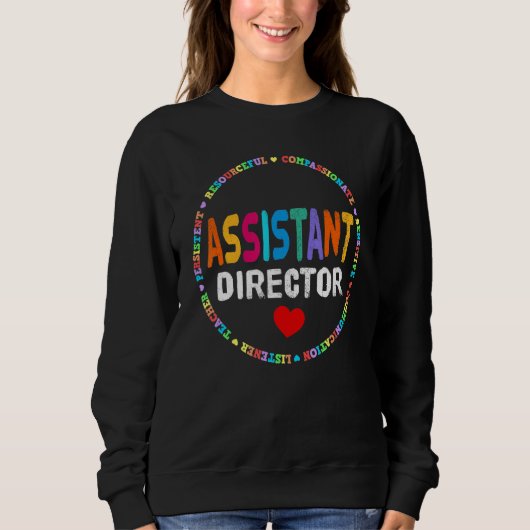 Assistant Director Appreciation Week Theater Nursi Sweatshirt (Vorderseite)