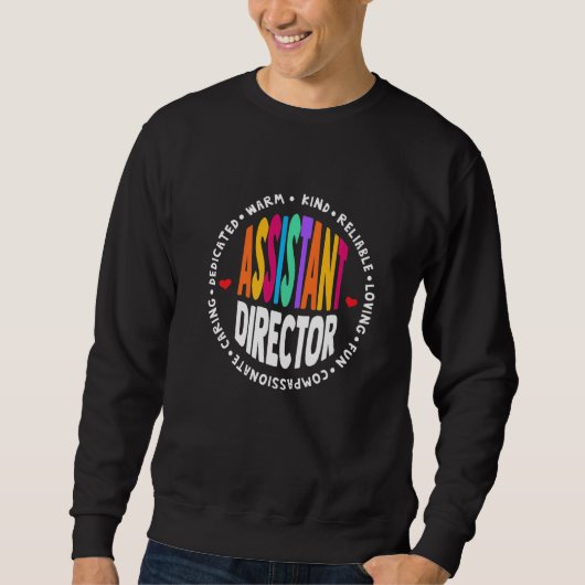 Assistant Director Appreciation Week Theater Nursi Sweatshirt (Vorderseite)