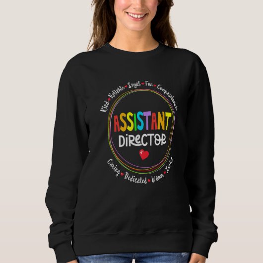 Assistant Director Appreciation Week Theater Nursi Sweatshirt (Vorderseite)