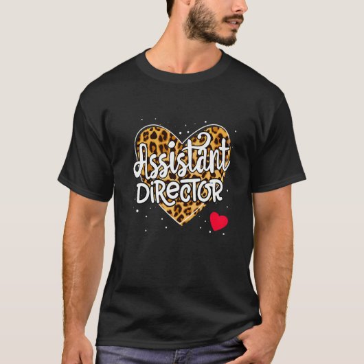 Assistant Director Appreciation Week Theater Valen T-Shirt (Vorderseite)