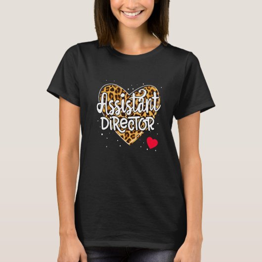Assistant Director Appreciation Week Theater Valen T-Shirt (Vorderseite)