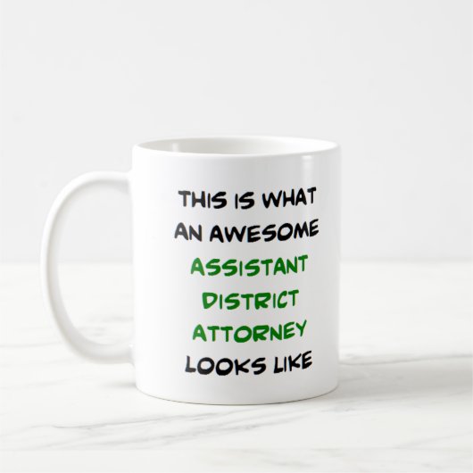 assistant district attorney, awesome kaffeetasse (Links)