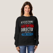 Assistant Fireworks Director If I Run You Run 4th  Sweatshirt (Vorne ganz)