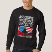 Assistant Fireworks Director Me Running Assistant Sweatshirt (Vorderseite)