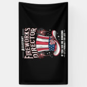 Assistant Fireworks Director USA 4. Juli Banner (Vertikal)