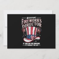 Assistant Fireworks Director USA 4. Juli