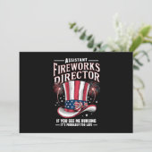 Assistant Fireworks Director USA 4. Juli Einladung (Stehend Vorderseite)