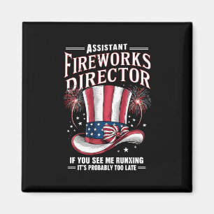Assistant Fireworks Director USA 4. Juli Magnet