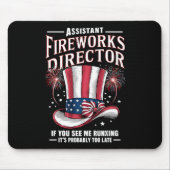Assistant Fireworks Director USA 4. Juli Mousepad (Vorne)