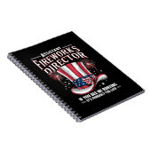 Assistant Fireworks Director USA 4. Juli Notizblock (Rechte Seite)