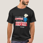 Assistant Golf Pro und Kaffee Tank Top (Vorderseite)
