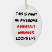 assistant manager, awesome keramik ornament (Rechts)
