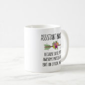 Assistant Manager Gift Idea Kaffeetasse (VorderseiteRechts)