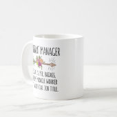 Assistant Manager Gift Idea Kaffeetasse (Vorderseite Links)