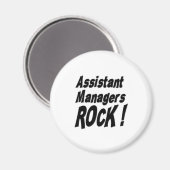 Assistant Managers Rock! Magnet (Vorderseite/Rückseite)