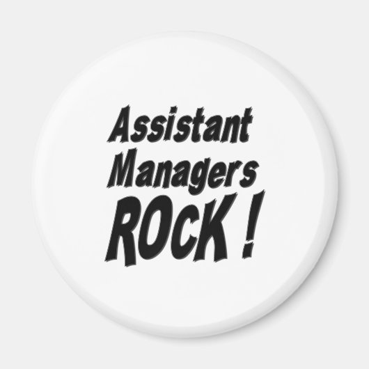 Assistant Managers Rock! Magnet (Vorne)