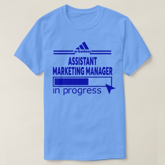 ASSISTANT MARKETING MANAGER Classic TShirt (Design vorne)
