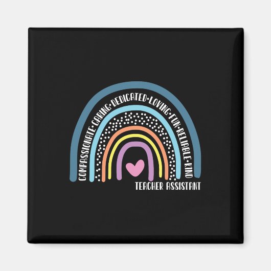 Assistant Niedlich Rainbow Magnet (Vorne)