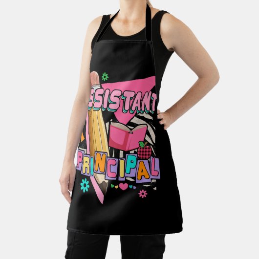 Assistant Principal 90er Retro Rosa Stil Weihnacht Schürze (InSitu)