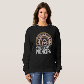 Assistant Principal Appreciation Leopard Print Rai Sweatshirt (Vorne ganz)