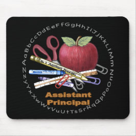 Assistant Principal Black Maus Pad Mousepad