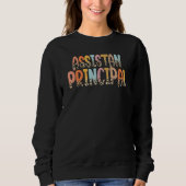 Assistant Principal Boho Teach Love Inspire Back T Sweatshirt (Vorderseite)