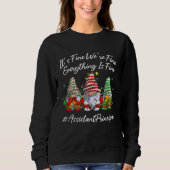 Assistant Principal Crew Everything Is Fine Christ Sweatshirt (Vorderseite)
