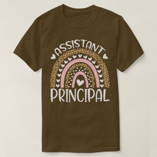 Assistant Principal Funny Job Title School Worker T-Shirt (Design vorne)