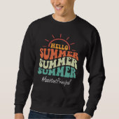 Assistant Principal Groovy Last Day Of School Hell Sweatshirt (Vorderseite)