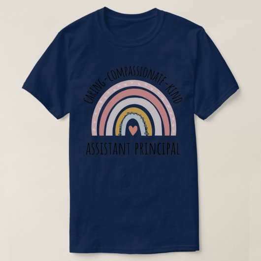 Assistant Principal Pastel Rainbow Classic TShirt (Design vorne)
