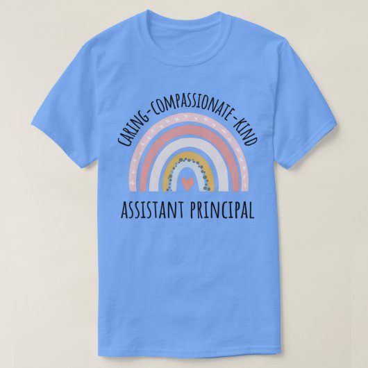 Assistant Principal Pastel Rainbow T-Shirt (Design vorne)