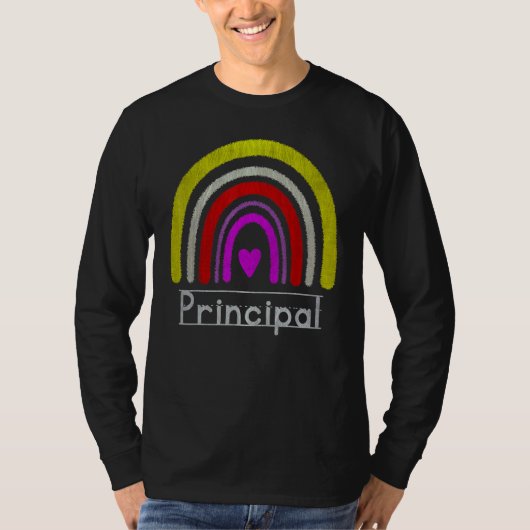 Assistant Principal Rainbow Future Principal Teac T-Shirt (Vorderseite)