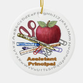 Assistant Principal Rundschmuck Keramik Ornament (Vorne)