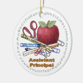 Assistant Principal Rundschmuck Keramik Ornament (Links)