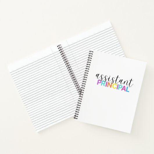 Assistant Principal Spiral Notebook Notizblock (Innenseite)