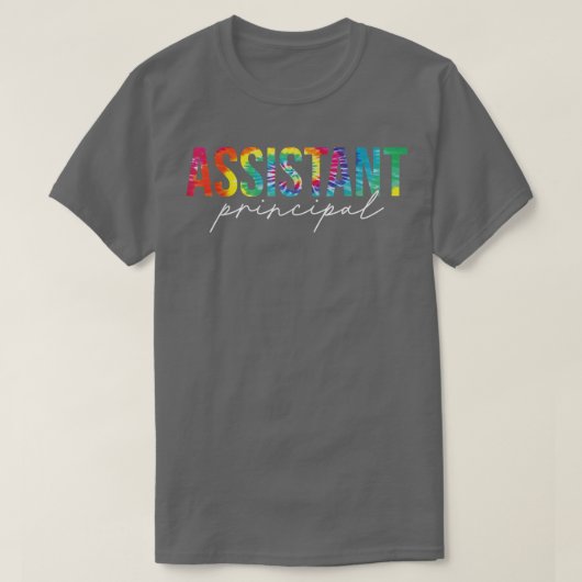 Assistant Principal Tie Dye Appreciation School Gi T-Shirt (Design vorne)