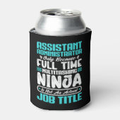 Assistent-Administrator Multitasker-Jobtitel Dosenkühler (Kanne Vorderseite)