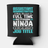 Assistent-Administrator Multitasker-Jobtitel Dosenkühler (Rückseite)