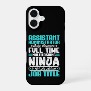Assistent-Administrator Multitasker-Jobtitel iPhone 16 Hülle