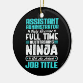 Assistent-Administrator Multitasker-Jobtitel Keramik Ornament (Links)