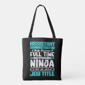 Assistent-Administrator Multitasker-Jobtitel Tasche (Rückseite)