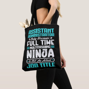 Assistent-Administrator Multitasker-Jobtitel Tasche