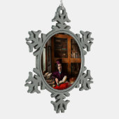 Assistent - Assistent im Training 1898-1946 Schneeflocken Zinn-Ornament (Links)