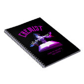 Assistent | Chemist | Fantasy Art | Schwarz Notizblock (Rechte Seite)